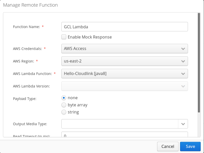 Create GCL function