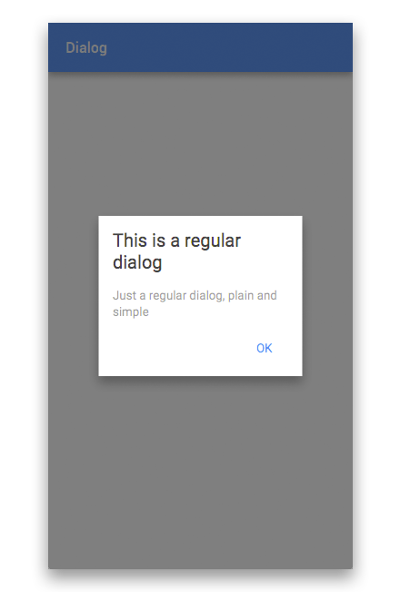 Screenshot of Dialog
