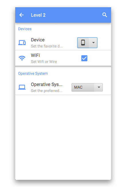 Screenshot of a View