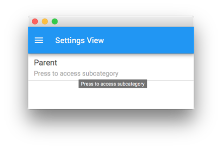 Subcategories. Parent