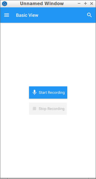 IntelliJ - Audio Recording Application